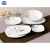 Import turkish food approach safe white porcelain 24pcs square dinner set from China
