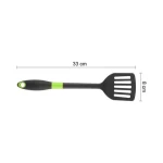 Unique Cookware Utensil Nylon long Handle Slotted Turner Skimmer Scoop For Kitchen