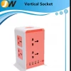 universal extension socket with SASO certificate,intelligent electrical vertical socket outlet
