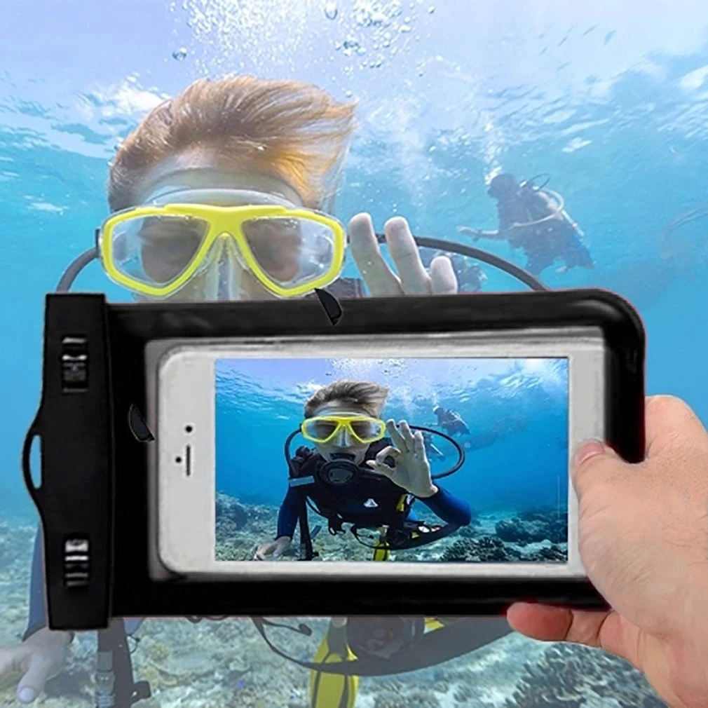 Universal Waterproof Mobile Phone Bag Pouch Carry Cover Diving swimming surfing Waterproof Phone Case
