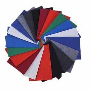 Various colors nonwoven needle punch plain exhibition carpet