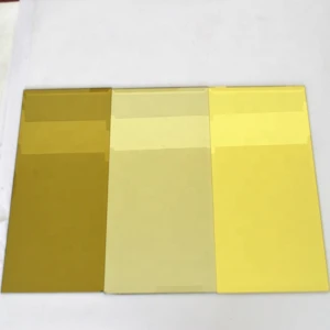 Variously coloured Mirror Decorative Glass