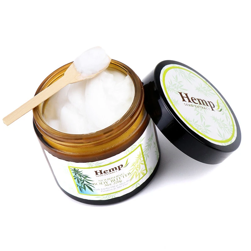 vegan body Soap Product Hemp Oil Body Butter Of Massage Cream Custom Private Label Glass Jars Naturals Organic Moisturizing