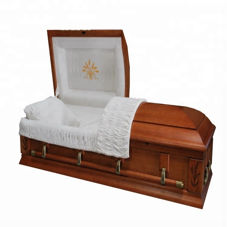 Veneer Casket American style casket funeral supplies wholesales