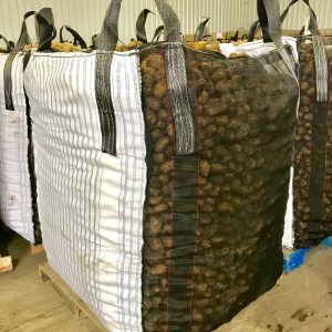 ventilated bulk bags for potatoes in agriculture