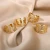 Import Versatile Fashion New Style Custom Inlaid Diamond 26 Letter Plated 18K Gold Copper Open Ring from China