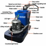VG-590 Concrete Foundation Epoxy Floor Grinding Polishing Machine