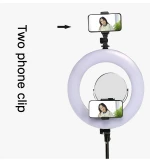 video lamp 12 Ring Light  led ring light 3200-5600k dimmable light kit photography ringlight with carry bag