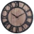 Import Vintage Bronze Metal Solid Wood Noiseless Big Oversized Farmhouse Rustic Barn  Wall Clock from China