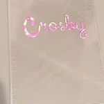 Vinyl monogram personalized acrylic clipboard