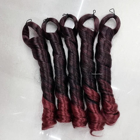 Buy Vivian Big Deep Curl Spiral Crochet Braids 24inch 250g 5in1 Natural