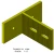 Import Wall Cladding undercut Anchor  Stone Fixing System Aluminium System Curtain Wall Bracket Masonry Anchor from China