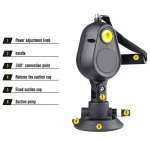 Wall Mounted Pulley Rope Trainer Portable Elastic Wire Rope Forearm Wrist Trainer with Sucker Carton Customized Fitness, Sports