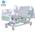 Import Ward Nursing Furniture Luxurious Manual Three Cranks Medical Hospital Bed from China