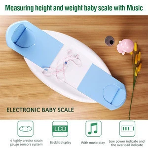 Weight Portable Music 20kg Mother care 2019 Best Seller Weighing Digital Thermometer 2in1 Toddler Growth Down Scale Baby