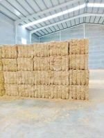 Quality Grade 100% Wheat Straw Hay Packed in 390KG Bales