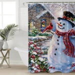 White Funny Note Get Naked Mouldproof Designer Shower Curtain Printed