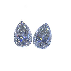White Moissanite loose gemstone Perfect diamond cut synthetic Diamond