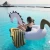 Import White PVC INFLATABLE HORSE WITH WINGS Floating RowGold wings unicorns floating rows gold from China