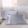 wholesale 100% silk pillowcase gray mulberry silk pillow case