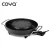 Import Wholesale 1500W Non-Stick Electric Pizza Pan With Holes Glass Lid Electric Frying Pan from China