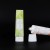 Wholesale 200ml Hot Stamping White Body Lotion Tube Facial Cleanser Plastic Cosmetic Tube Packaging with Gold Acrylic Screw Ca