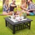 Import Wholesale 32 Inch Indoor Brazier Pan Wood Burning Steel Garden Barbecue Fire Pit Brazier Grill from China