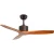 Import Wholesale 52 Inch Vintage Decor Wood Fan Ceiling Electric Solid Wood Blades Ceiling Fan from China