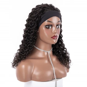 Wholesale African American Female wig stand  ice silk hair wig Mannequin Head