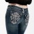 Import Wholesale Attractive Design Embroidery Customized Miss Chic women jeans from China