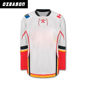 Wholesale Cheap Sublimation Custom Reversible Ice Hockey Jersey