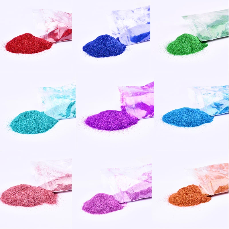 Wholesale Colorful High Quality  Bulk Glitter Powder Crafts Glitter Factory Supply
