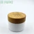 Import wholesale cosmetic jars empty bamboo lid 1oz 2oz 4oz 6oz 8oz from China