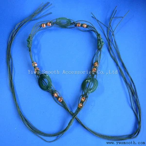 Wholesale Cotton Rope Braided Tassel Beads Ethnic Belt Womens Dress