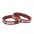 Import Wholesale Custom Logo Printing Colourful Silicone Bracelet Wristband from China