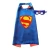 Import Wholesale Custom NEW Child Favorite Superhero Cosplay Kids Cape &amp; Mask Cloak Set Costume For Birthday Party from China