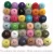 Import Wholesale Eco-friendly Handmade Crochet Cotton Thread Teething Wooden Crochet Beads for Baby Teether from China