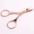 Import Wholesale eyebrow scissors eyelash cut rose gold curved cut swan cut eyebrow scissors from China