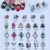 Import Wholesale Flatback Crystal AB K9 Strass DIY Nail Charms Gems High Quality Alloy Crystal 3d Rhinestone Nail Art from China