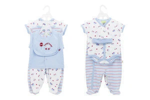 Wholesale High Quality Spring Autumn 6pcs/Set Newborn Infant Baby Boy Girl Suits Baby Clothing Set