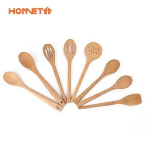 Wholesale kitchen tools kitchen accessories wood kitchen set serving tools cooking utensil