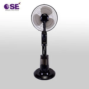 Wholesale mini usb standing spray cooling water mist fan with led light