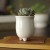 Import wholesale Modern White Decorative Garden Flower Holder Three-legged round ceramic flower pot Succulent Plant Pot from China
