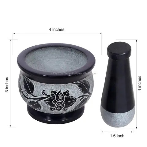 Wholesale Natural Marble  Palewa Mortars Pestles Stone Set Palm Tree Available at Wholesale Price