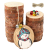 Import Wholesale Natural Round Wooden Slices Christmas Ornaments Kids DIY Crafts from China