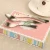 Import Wholesale promotion product baby mirror side knife spoon fork set from China