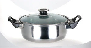 wholesale stainless steel soup pot devided hot pot