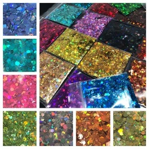 Wholesale Top Quality Chunky Colors Bulk Glitter For Craft Decoration Body Hair Decoration
