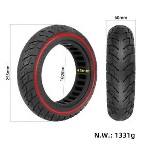 Wholesale Uli 60/70-7.0 Red Honeycomb Tire For Xiaomi 4Pro Explosion-proof Off-Road Solid Tire