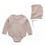 Import wholesale unisex baby romper boutique with hat and short sleeve from China